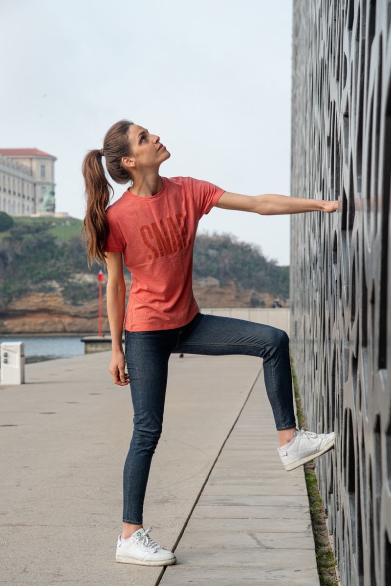 Snap Technical Merino T-Shirt Women's emberglow