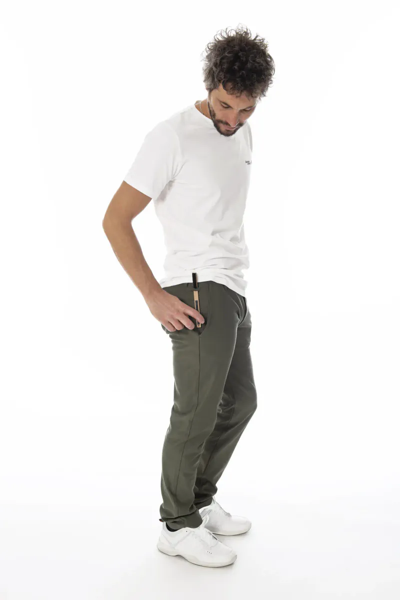 Snap Chino Pants Men's dark khaki