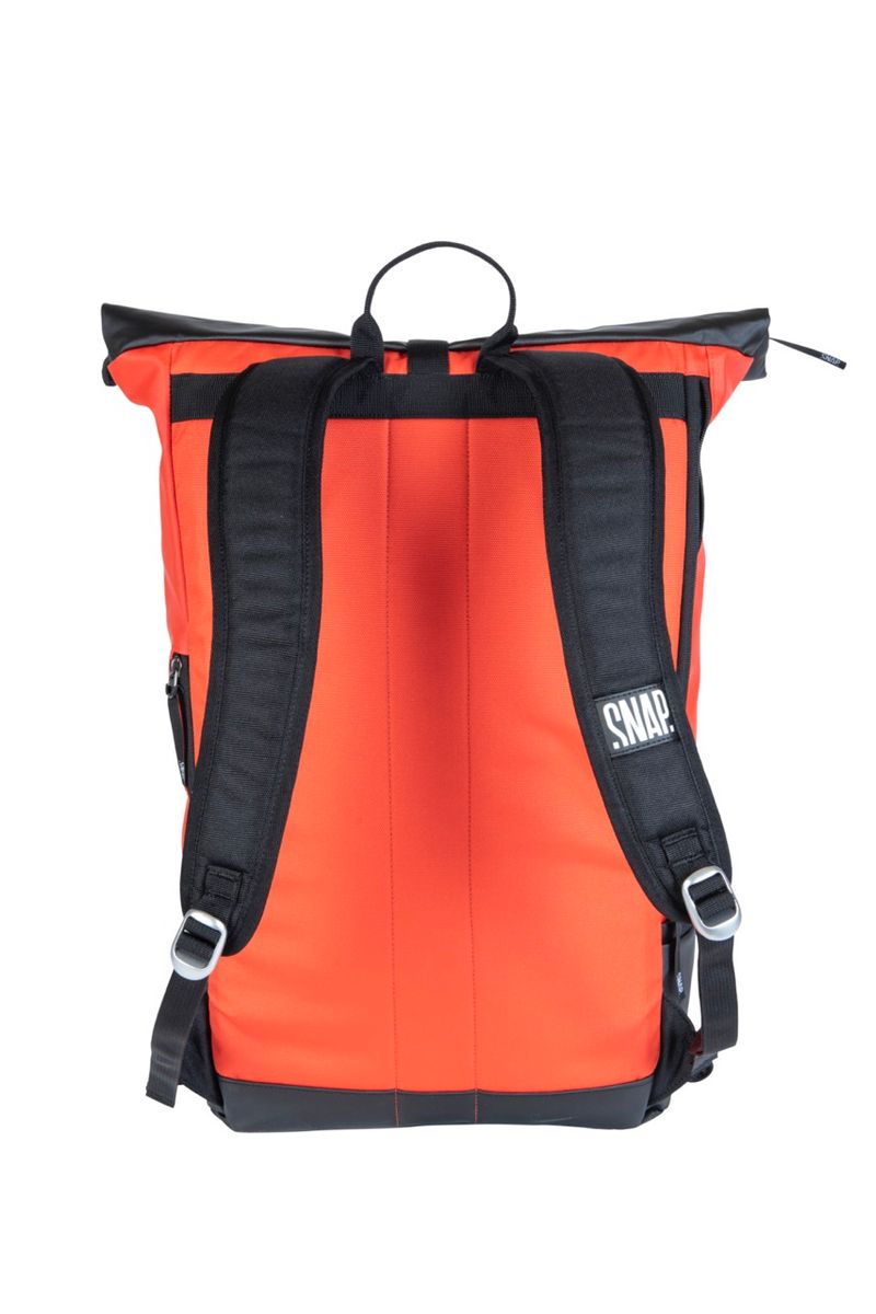 Snap Roll Top 25L grenadine & black